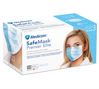 Маска хирургическая Medicom Safe Mask Premier Elite